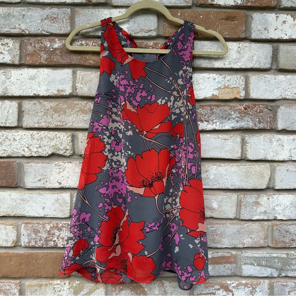 Banana Republic Flowing Floral Halter Top